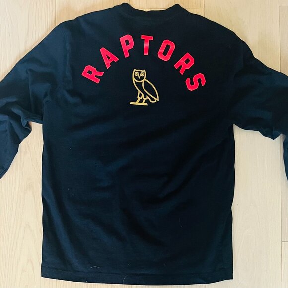 OVO/ Raptors Collab Long Sleeve Shirt Men's Small - Picture 2 of 3